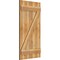 Ekena Millwork Joined Board-n-Batten Shutters w/Z-Bar, Rough Sawn Western Red Cedar, 21 1/2W x 41H, PR RBJ06Z21X041RWR - alternate 2